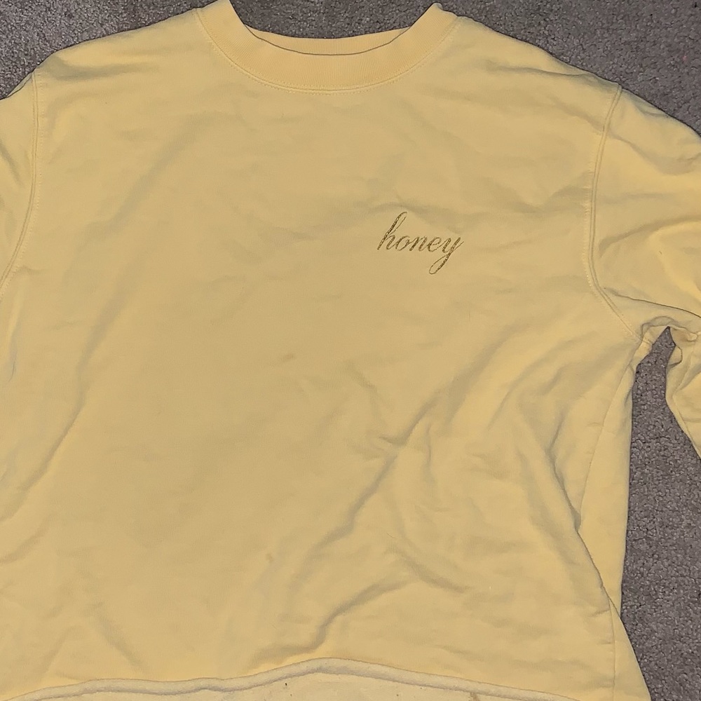 Brandy Melville Honey Sweatshirt, cropped